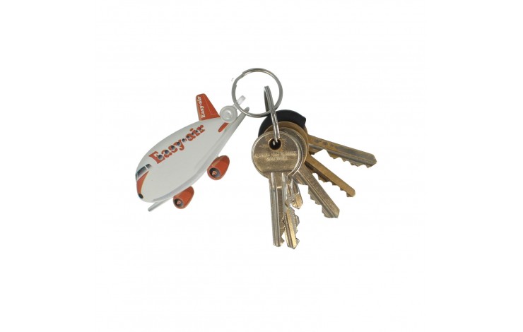 Eco Plane Shaped Keyring