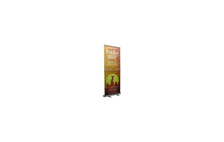 Economy Silver Roller Banner