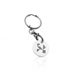 Eco Trolley Coin Keyring - Old Shape