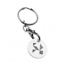 Eco Trolley Coin Keyring - Old Shape