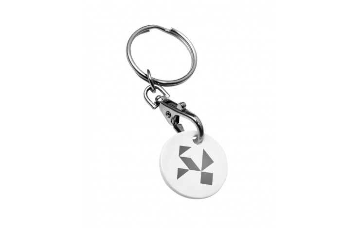 Eco Trolley Coin Keyring - Old Shape