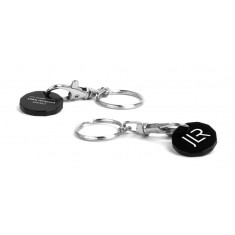 Eco Trolley Coin Keyring - New Shape