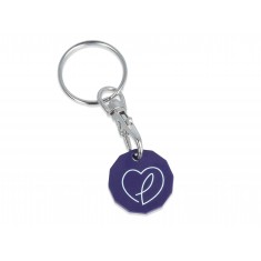 Eco Trolley Coin Keyring