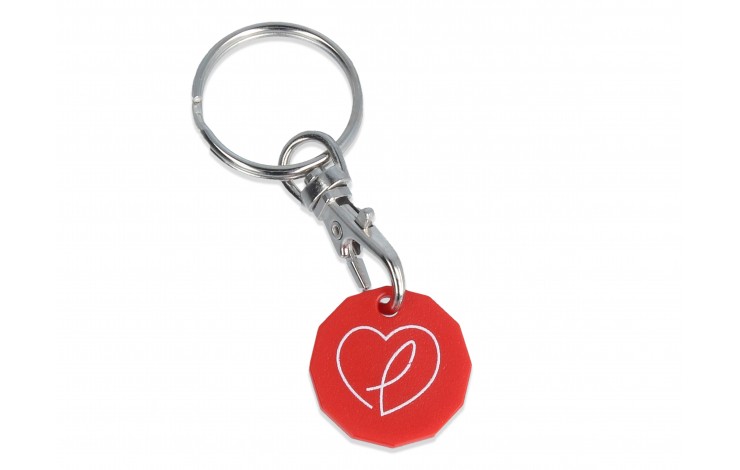 Eco Trolley Coin Keyring