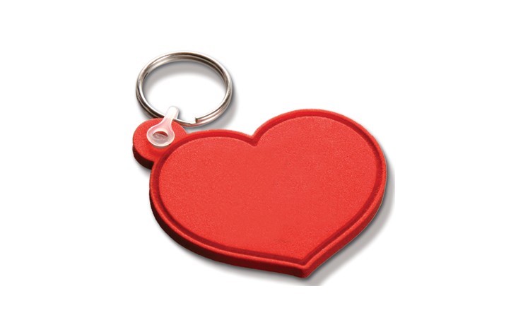 Embossed Foam Keyring