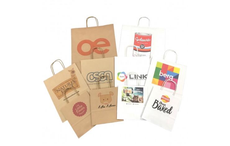 Express Full Colour Kraft Paper Bag