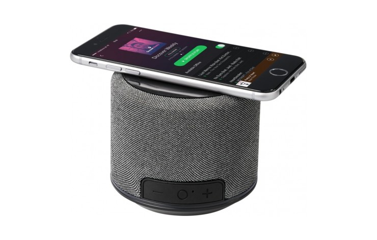 Fabric Bluetooth Speaker & Wireless Charger