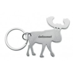 Festive Reindeer Bottle Opener Keyring