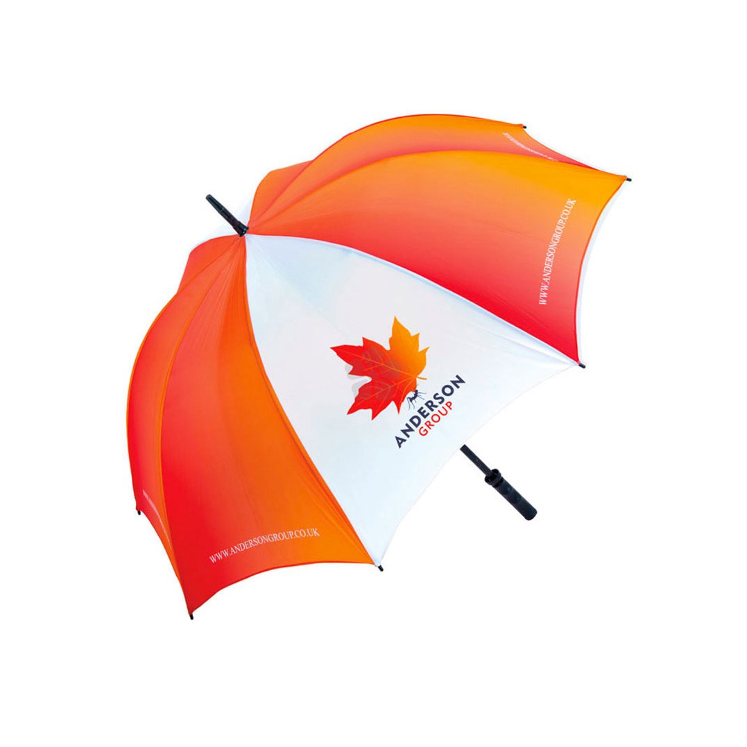 Promotional Fibrestorm Golf Umbrella, Personalised by MoJo Promotions