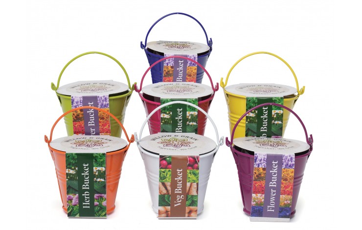Fisher Coloured Bucket Grow Kit