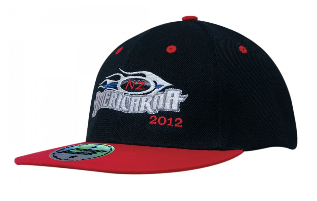 Personalised flat peak caps uk Clearance