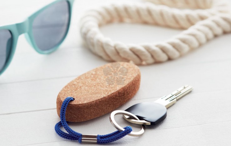 Floating Cork Keyring