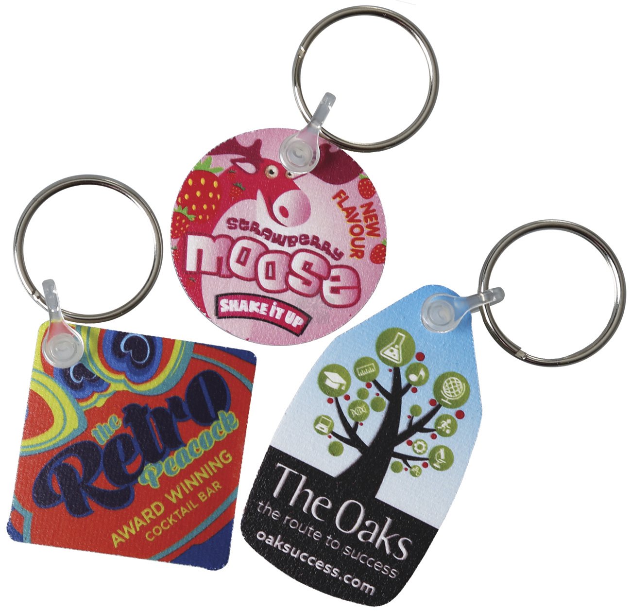 Tuff Key Rings Promotional Foam-Tuff Keyrings, Personalised by MoJo Promotions