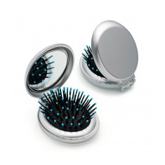Folding Compact Brush with Mirror