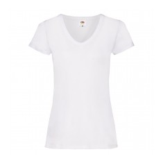 Fruit Of The Loom Lady-Fit V Neck T-Shirt