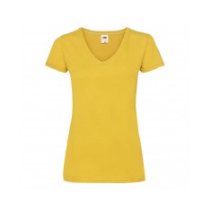 Fruit of The Loom Lady-Fit Valueweight V-Neck T-Shirt