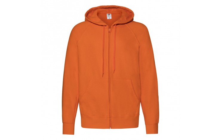 Fruit Of The Loom Men's Lightweight Hooded Raglan Sweat Jacket