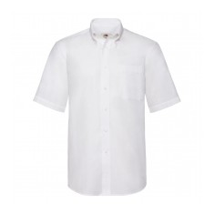 Fruit of The Loom Men's Short Sleeve Oxford Shirt