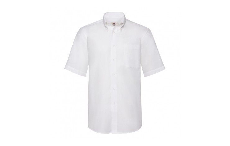 Fruit of The Loom Men's Short Sleeve Oxford Shirt