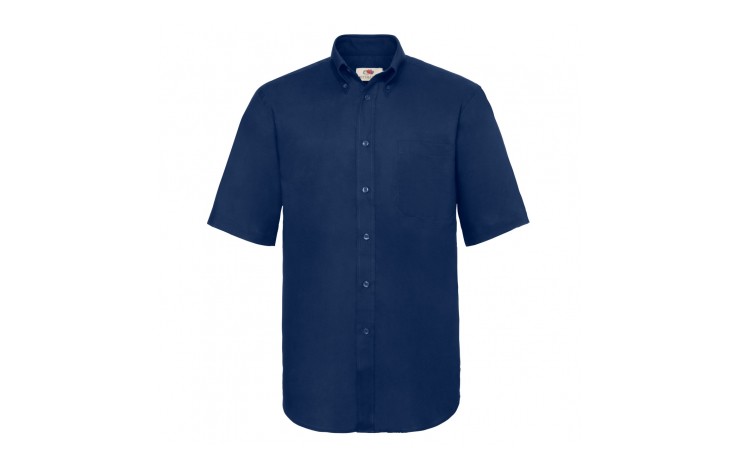 Fruit of The Loom Men's Short Sleeve Oxford Shirt