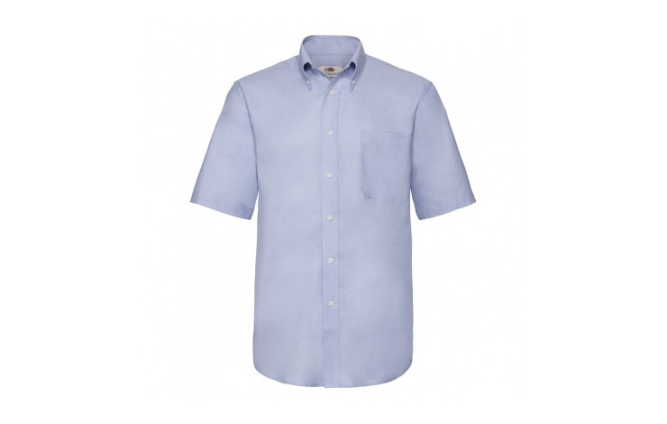 Fruit of The Loom Men's Short Sleeve Oxford Shirt