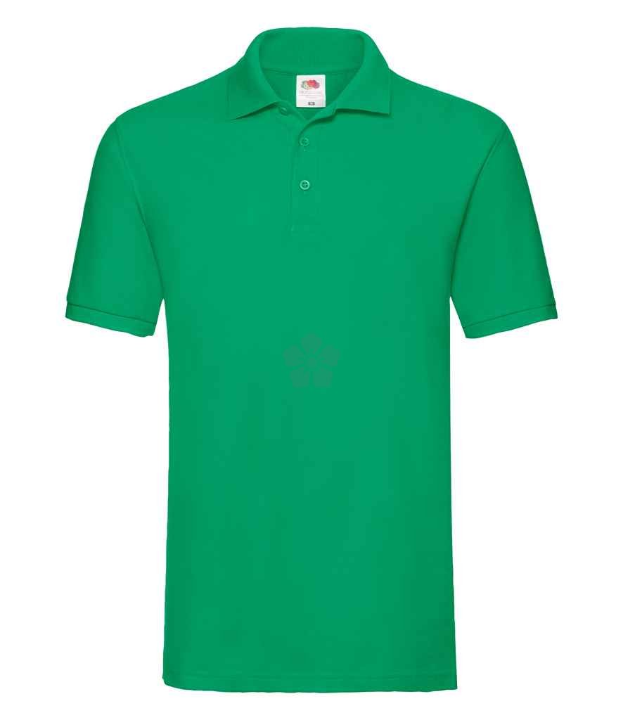 Promotional Fruit of The Loom Premium Polo Shirt Personalised by MoJo Promotions