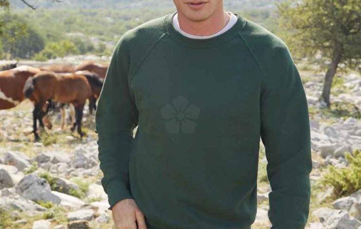 Fruit of The Loom Raglan Sleeve Sweatshirt