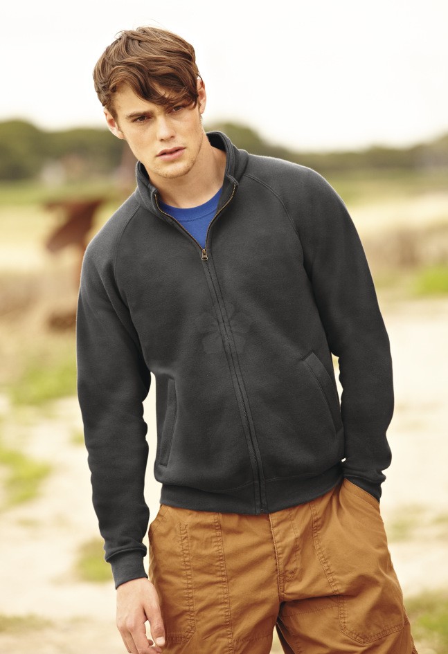 Fruit of the loom sweat jacket sales