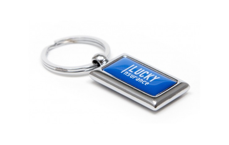 Full Colour Chrome Keyring