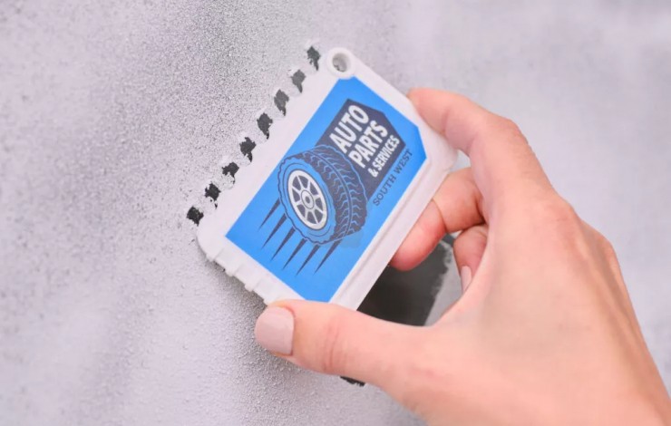 Full Colour Credit Card Ice Scraper