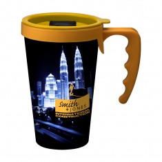 Full Colour Universal Travel Mug with Handle