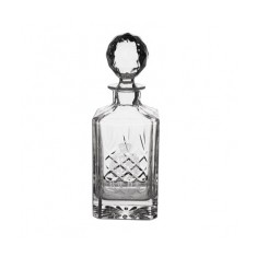 Gallery Lead Crystal Panel Square Spirit Decanter