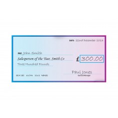 Giant Charity Cheque