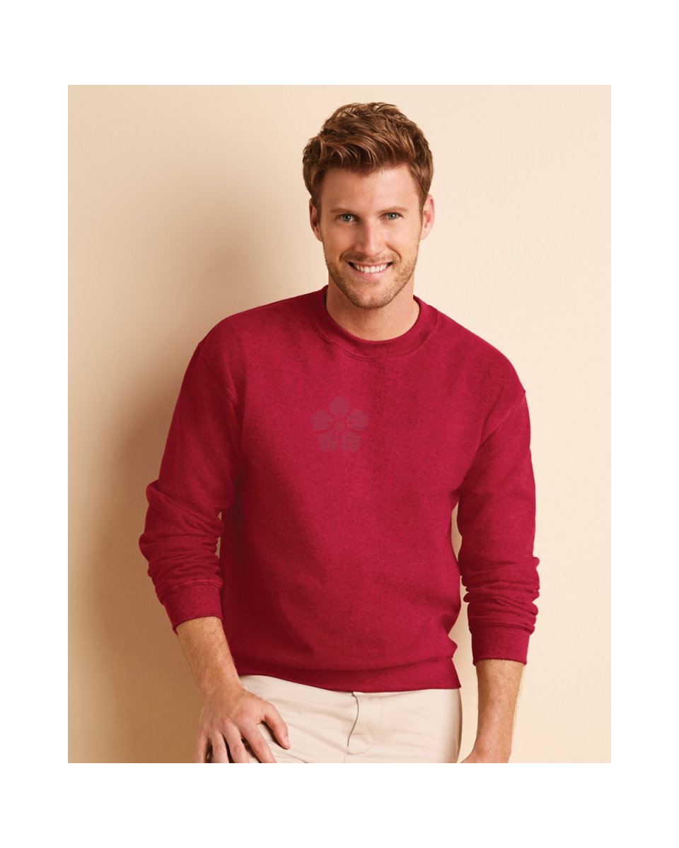 Gildan T Shirts GILDAN 50/50 Adult Crewneck Sweat Sudadera, Azul (Zafiro), X -Large Para Hombre Gildan Adult Crewneck Sweatshirts