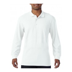 Gildan Premium Cotton Double Pique Long Sleeve Polo