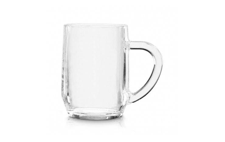 Glass Barrel Mug