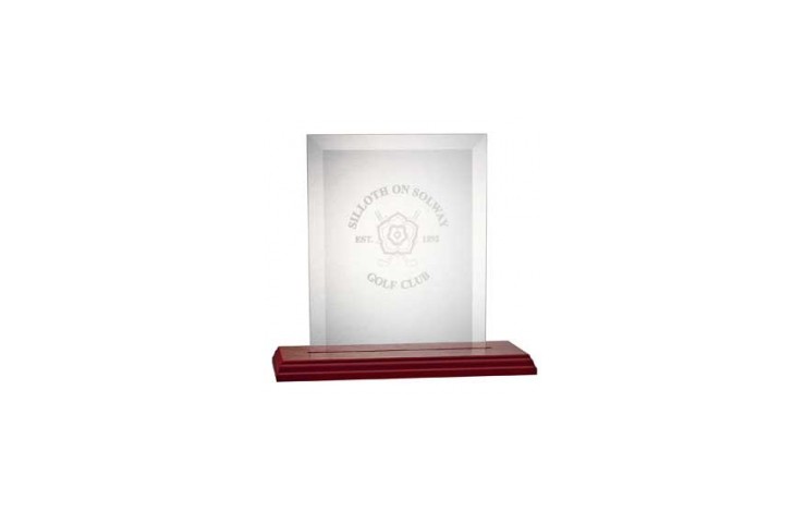 Glass Plaque