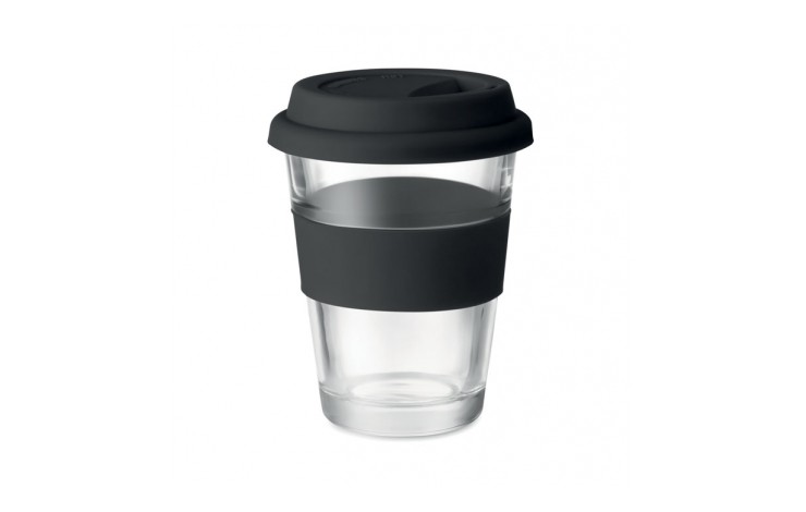 Promotional Glass Travel Mug Personalised By Mojo Promotions