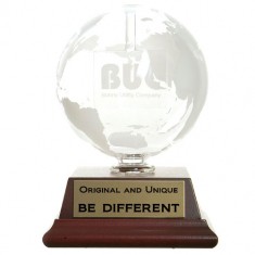 Globe on Wooden base