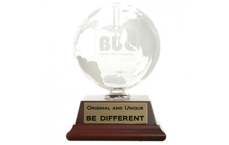 Globe on Wooden base