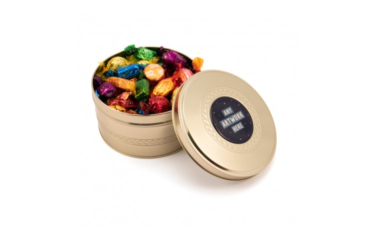 Gold Quality Street Tin