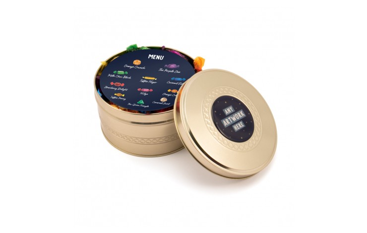 Gold Quality Street Tin