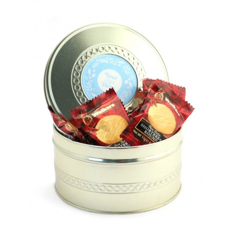 Golden Treat Tin - Mini Shortbread Biscuits
