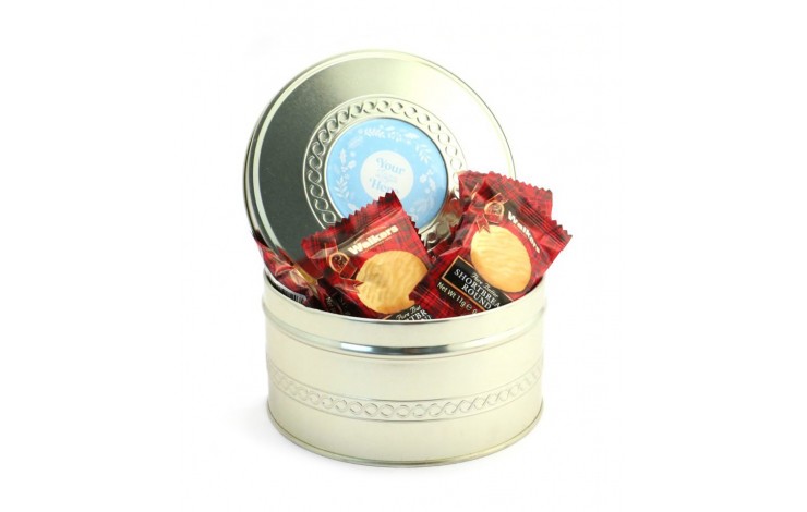 Golden Treat Tin - Mini Shortbread Biscuits