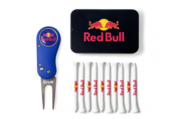 Golf Tin - Repair Tool with Tees