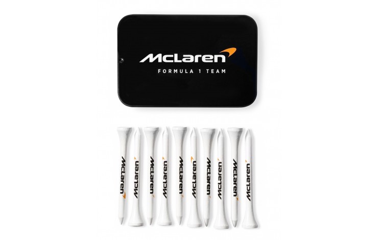 Golf Tin with Wooden Tees