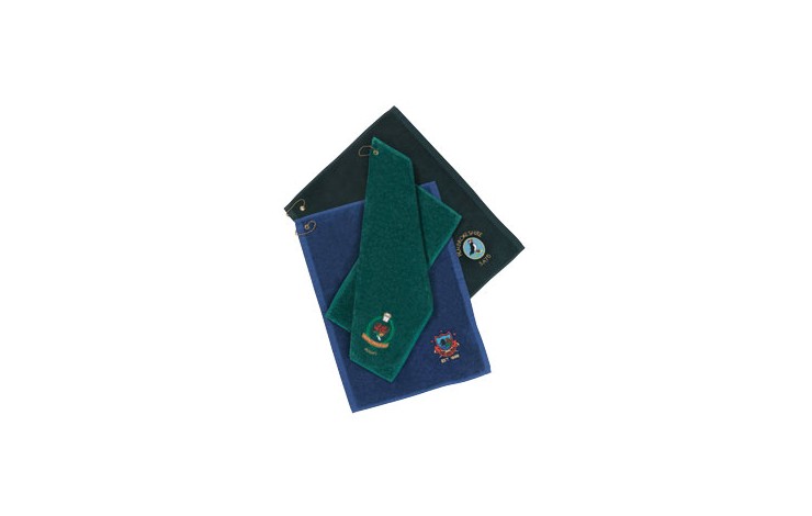 Velour Tri Fold Golf Towel