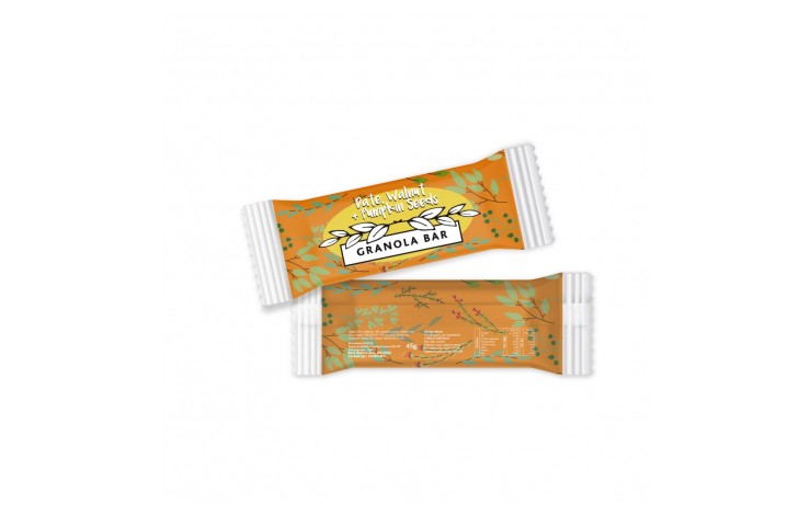 Granola Bar in Flow Wrapped Bag