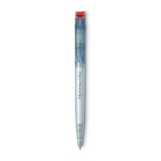 Recycled Clear Blue Ballpen