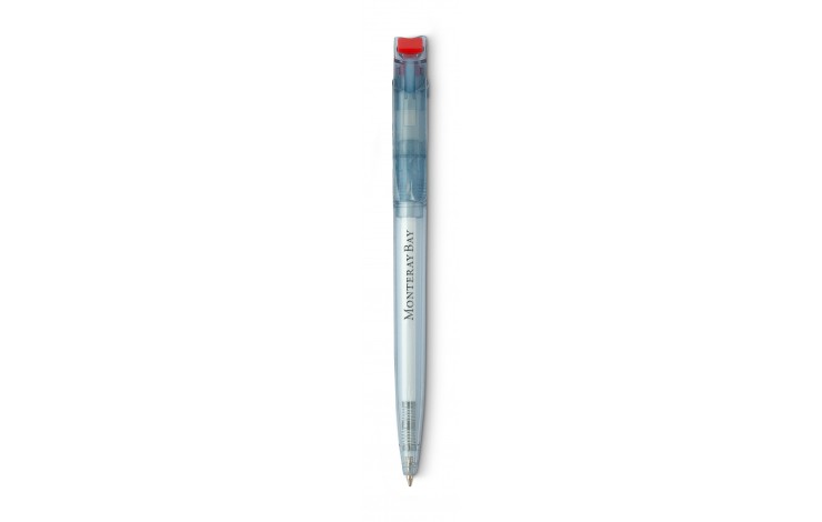 Recycled Clear Blue Ballpen